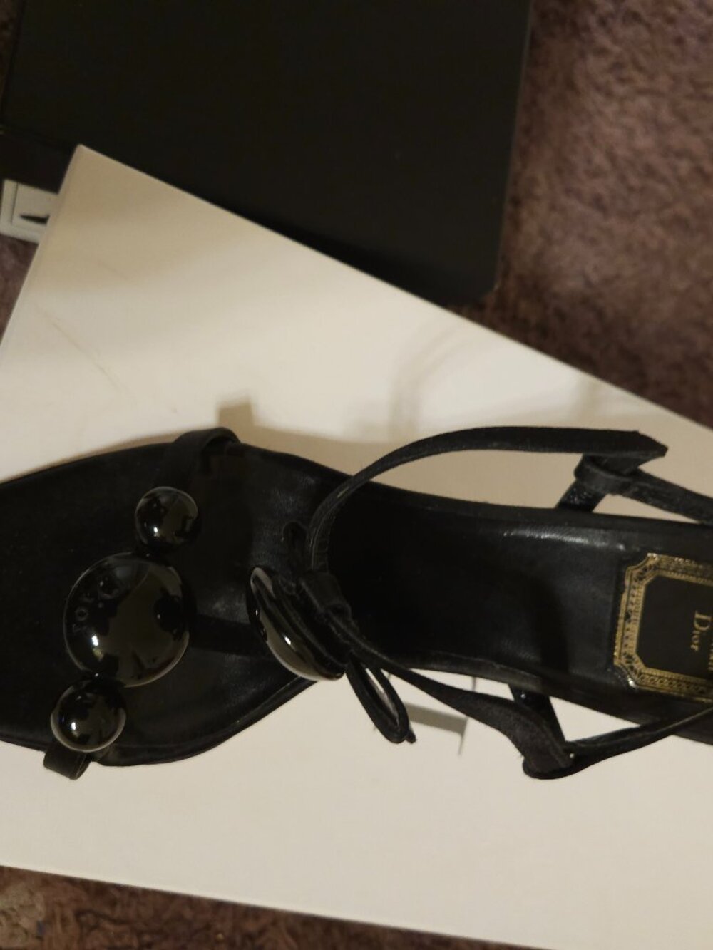 Black Dior Sandel's
